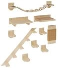 QLS Katzen-Kletterwand, Wandliege Katzenliege Katzenbett Katzenregal und andere