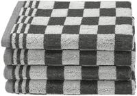 ZOLLNER Geschirrtuch, (Set, 4-tlg), 50 x 50 cm, 100% Baumwolle, vom