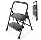Sekey Trittleiter Klapptritt Faltbar mit extrabreiten 36 cm XXL-Trittstufen,