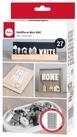 Rayher Modellierwerkzeug Mini ABC, L 26 x B 14,5 x H 1 cm, F&uuml;llmenge 55 ml,