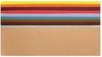 Glorex Dekoband GLOREX Verzierwachs Modefarben mehrfarbig 200x55-100mm 10 St&uuml;ck