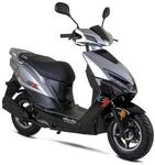GT UNION Motorroller Sonic X 45, 49,6 ccm, 45 km/h, Euro 5, (Komplett-Set, 2...