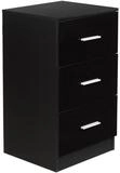COSTWAY Nachttisch (1-St), mit 3 Schubladen, B&uuml;roschrank Beistelltisch...