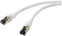 Renkforce RF-7106496 RJ45 Netzwerk Patchkabel CAT 8.1 S/FTP 5.00 m Wei&szlig; 1 St.