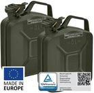 BW Benzinkanister Metall Kraftstoffkanister 2x 5 Liter - Bronzegr&uuml;n - RAL...