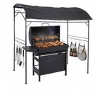 relaxdays Grillpavillon Grill Pavillon aus Metall, B