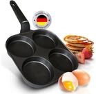 endusor Bratpfanne Spiegeleipfanne & Pancake Pfanne (21 cm), Aluminiumguss (Alle