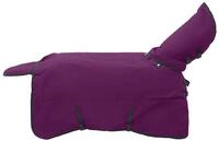 vidaXL Tierdecke Pferdedecke Dunkelgr&uuml;n und Schwarz 135 cm Polyester