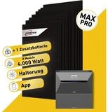 Balkonstrom Balkonkraftwerk 4000W mit Speicher, Anker 3 Pro, Komplettset,...