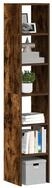 vidaXL B&uuml;cherregal, B&uuml;cherregale 2 Stk. Stapelbar R&auml;uchereiche 30x30x80 cm