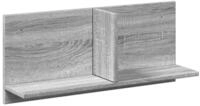 vidaXL Regal Wandschrank 70x16,5x30 cm Grau Sonoma Holzwerkstoff, 1-tlg.