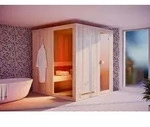 FinnTherm Sauna Innensauna Miranda, BxTxH: 194 x 175 x 199 cm, 72 mm, in