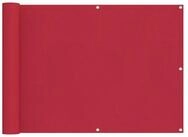 vidaXL Balkonsichtschutz Balkonsichtschutz Rot 75 x 200 cm (1-St)