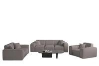 Fun M&ouml;bel Polstergarnitur Sofaset Designersofa CELES Premium 3-2-1 in Stoff,...
