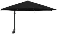 vidaXL Sonnenschirm Garten-Sonnenschirm Schwarz 248 x 248 x 148 cm