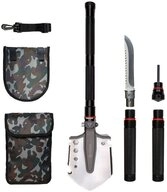 D&ouml;nges Spaten Multifunktionaler Klappspaten All-in-One, in Camouflage Tasche