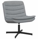 vidaXL Drehstuhl, Drehstuhl Hellgrau 63 x 75 x 76 cm Stoff