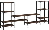 vidaXL TV-Schrank TV-Schrank Braun Eichen-Optik 206,5x28,5x95 cm Holzwerkstoff...