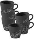 Villeroy & Boch Tasse Manufacture Rock - Mickey Mouse Kaffeetassen, 6-tlg.,...
