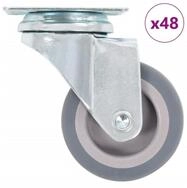 vidaXL Schwerlastrolle 48 Stk. Lenkrollen 50 mm, (48-St)
