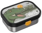 Mepal Lunchbox Campus Edelstahl-Brotdose mit Gabel 18 x 13 cm,...