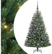 vidaXL LED Baum K&uuml;nstlicher klappbarer Weihnachtsbaum mit 150 LEDs Gr&uuml;n 120 cm