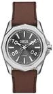 Diesel Quarzuhr Stinger DZ2240, Armbanduhr, Herrenuhr, Lederarmband, analog
