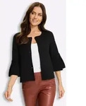 heine Strickjacke Strickjacke 3/4-Arm Jacquard