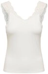 ONLY Spitzentop ONLLUNI TANK TOP WITH LACE DETAIL CS JRS Viskosemischung,...