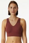 Schiesser Bustier Invisible Soft Lace herausnehmbare Pads, Spitzeneinsatz,