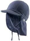 Sterntaler&reg; Schirmm&uuml;tze Schirmm&uuml;tze mit Nackenschutz uni (1-St)