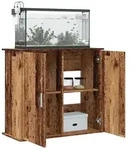 vidaXL Aquariumunterschrank Aquariumst&auml;nder Altholz-Optik 81x36x73 cm...