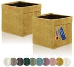Lycce Regalkorb Lycce Kallax Boxen Cord, faltbare Aufbewahrungsboxen...