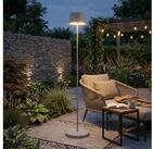 Northpoint LED Gartenleuchte Solar Stehleuchte dimmbar mit Sensor f&uuml;r Garten