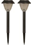 Luxform Gartenleuchte Solar-Gartenlampe - Kodiak - 2 St - 5 Lumen - LED, LED...