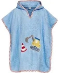 Playshoes Badeponcho Frottee-Poncho Bagger blau L