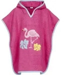 Playshoes Badeponcho Frottee-Poncho Flamingo rot L