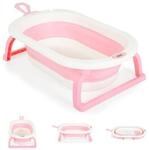 Cangaroo Babybadewanne faltbare Babybadewanne Terra, Digitalthermometer 87 cm...