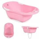 Moni Babybadewanne Babybadewanne Lilly, platzsparend mit Wasserablauf,...