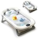 relaxdays Babybadewanne Faltbare Babybadewanne mit Kissen