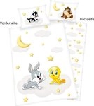 Herding Babybettw&auml;sche Herding Looney Tunes Baby Bettw&auml;sche 2 tlg 100 x 135 cm 100%