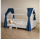 IDIMEX Betthimmel NENA, Betthimmel Hausbett Deko, Musselin Baldachin aus 100%