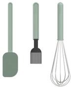 Mepal Backblech Mepal Chef it Back-Set 3-teilig (Teigschaber gro&szlig; + Backpinsel...