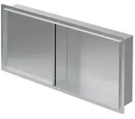 LuxeBath Duschwand Wandnische aus Edelstahl Flexibler Einbau f&uuml;r Badezimmer...