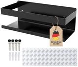 Intirilife Duschablage, Selbstklebendes Duschregal in Schwarz 1-tlg.,