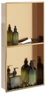vidaXL Duschablage, Duschnische Golden Geb&uuml;rstet 32x62x9 cm Edelstahl
