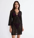 Triumph Strandkleid Beach MyWear Crochet Short Dress weiches H&auml;keldesign