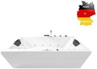 Basera&reg; Whirlpool-Badewanne CLASSIC Indoor Whirlpool Badewanne Naxos 140 x 75...