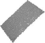 Gedy Badematte RIVER Wanneneinlage 35 x 70 cm, Anti-Rutsch, PVC, grau, PVC,
