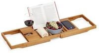 relaxdays Badewannenablage aus Bambus